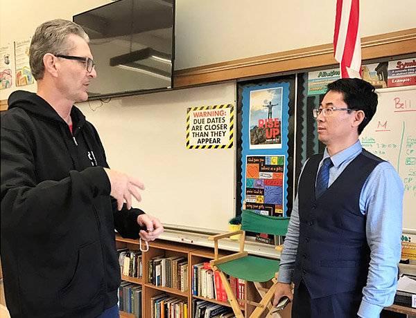 学校负责人及国际生介绍学校情况